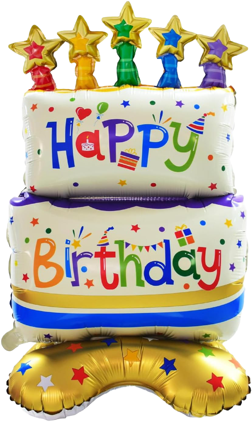 35" Jumbo 'Yay It's Your Birthday' Foil Balloon image 0