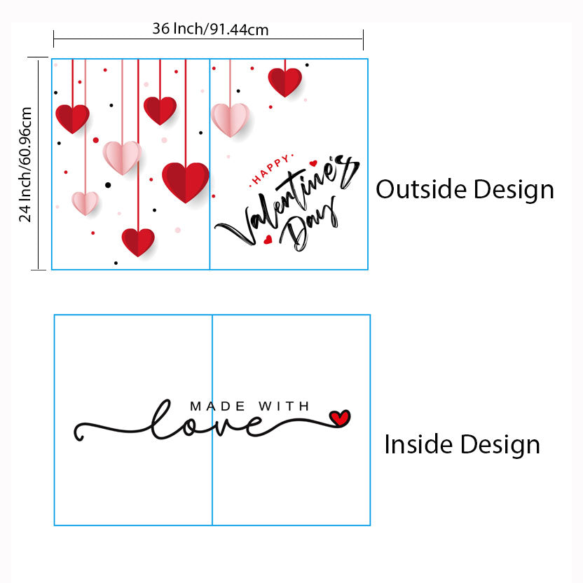HAPPY V-DAY 24x36" JUMBO CARD image 2