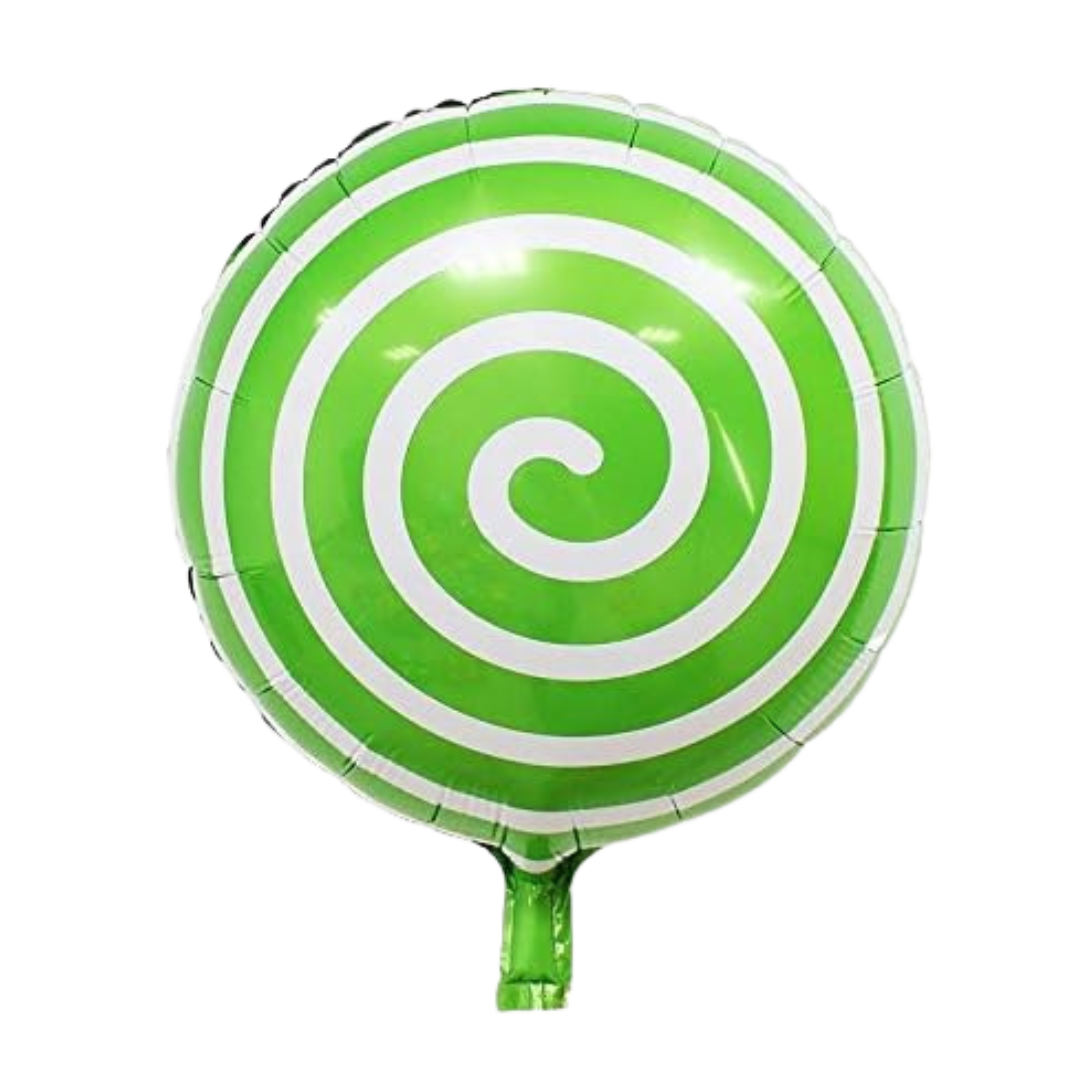 LOLIPOP BALLOONS - LIME GREEN image 0