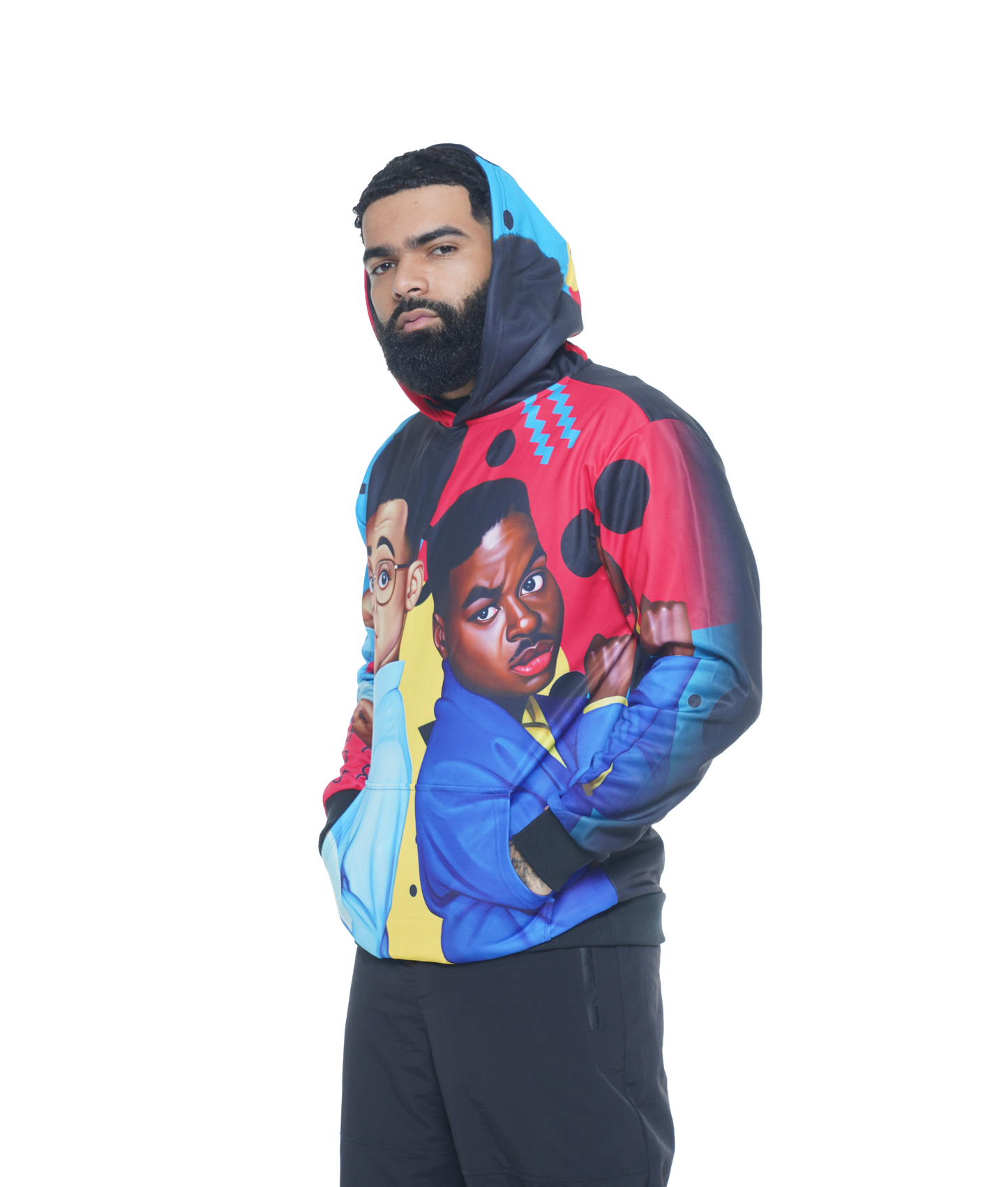 Unisex Hip Hop Caricature Hoodie (HH011)