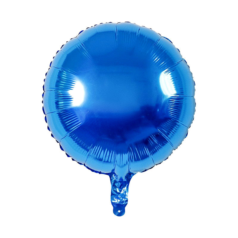 18" Royal Blue Round Foil Balloons