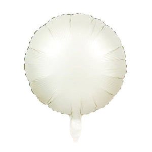 18" Milk Round Foil Balloons