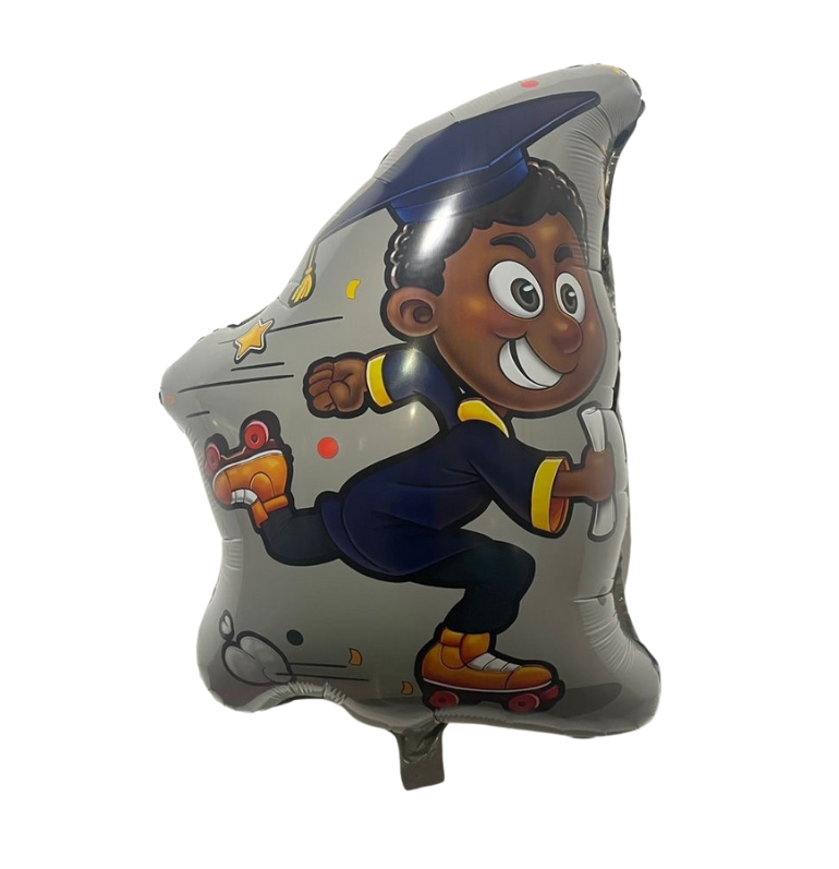 26" Graduation Party Balloon (Brown Lee) image 1