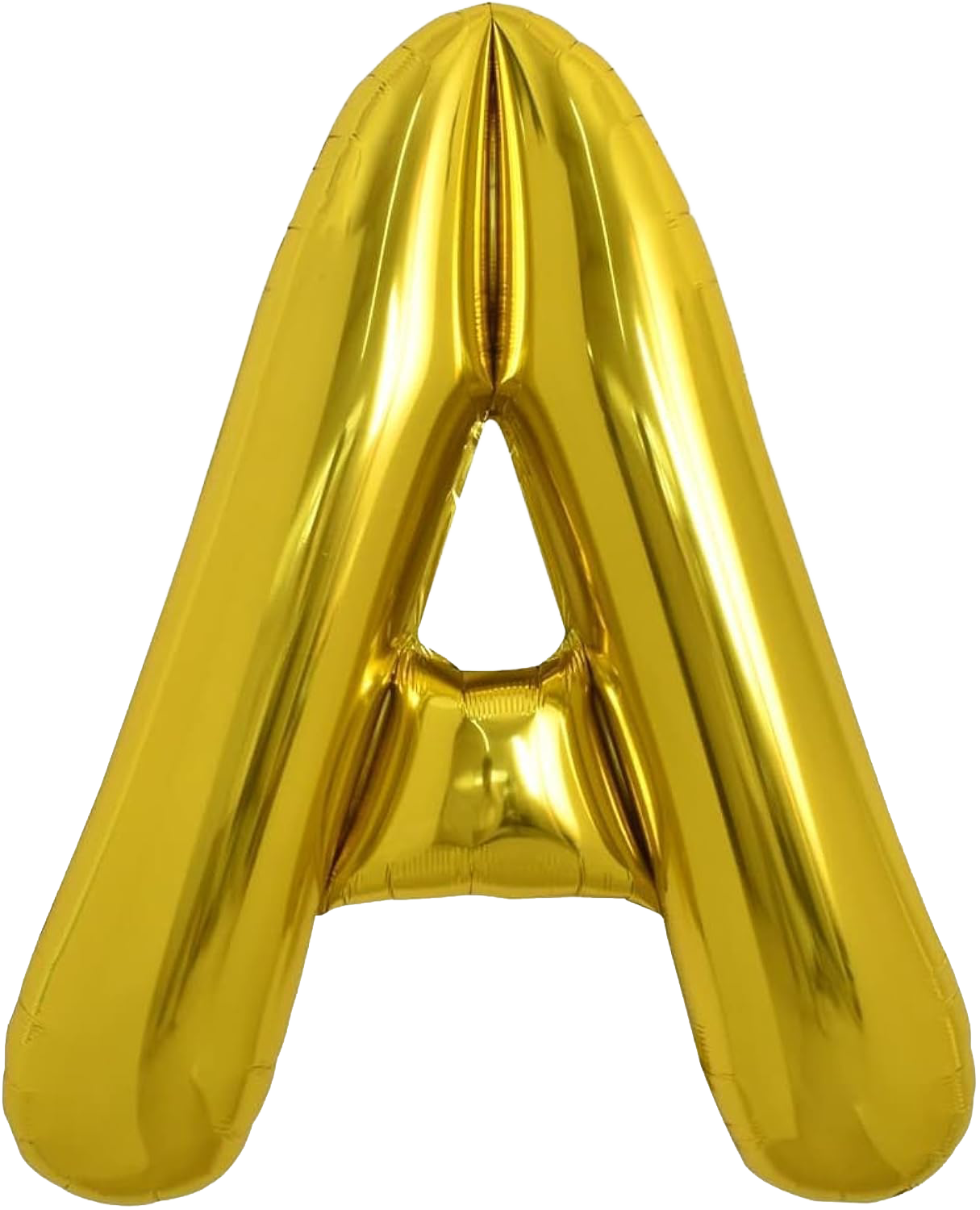 40" Jumbo 'A' Gold Alphabet Foil Balloon image 0
