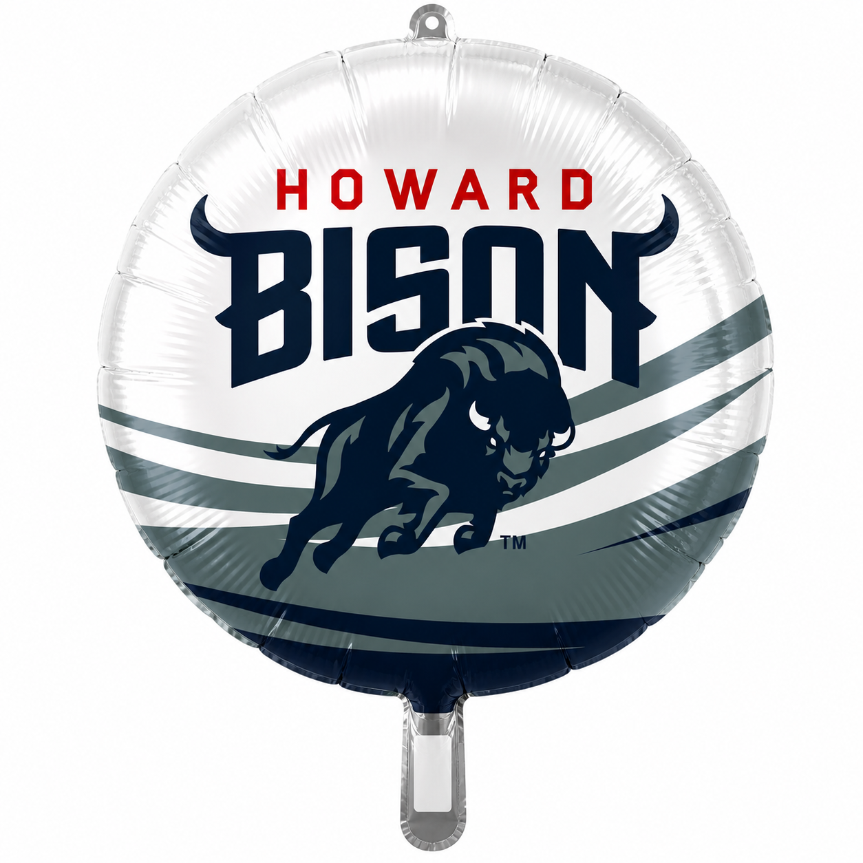 18" Howard University Bison Round Foil Balloon