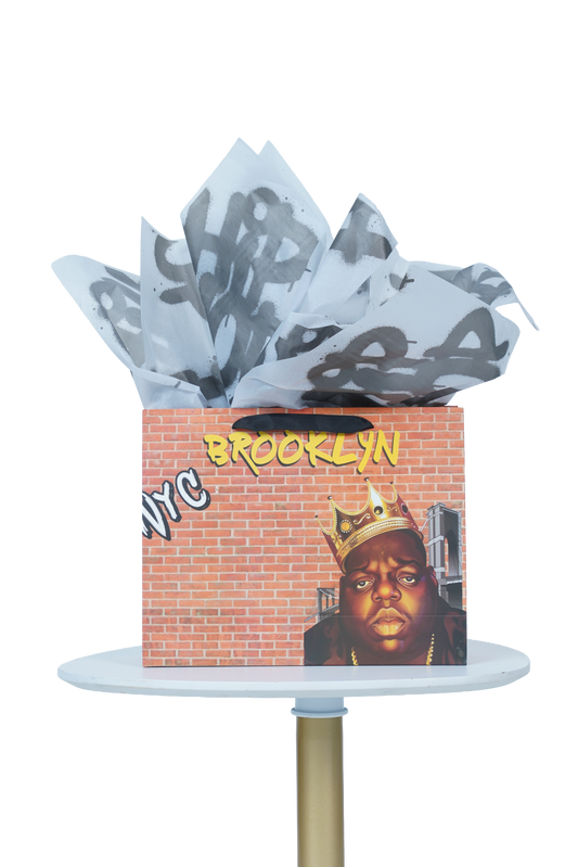 Caricature Gift Bag w/Colored Handles image 0