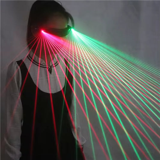 Green Red Blue Laser Glasses LED Lazer Light Dancing Stage Show DJ Club Party Laserman Show Gloves Multi Beams