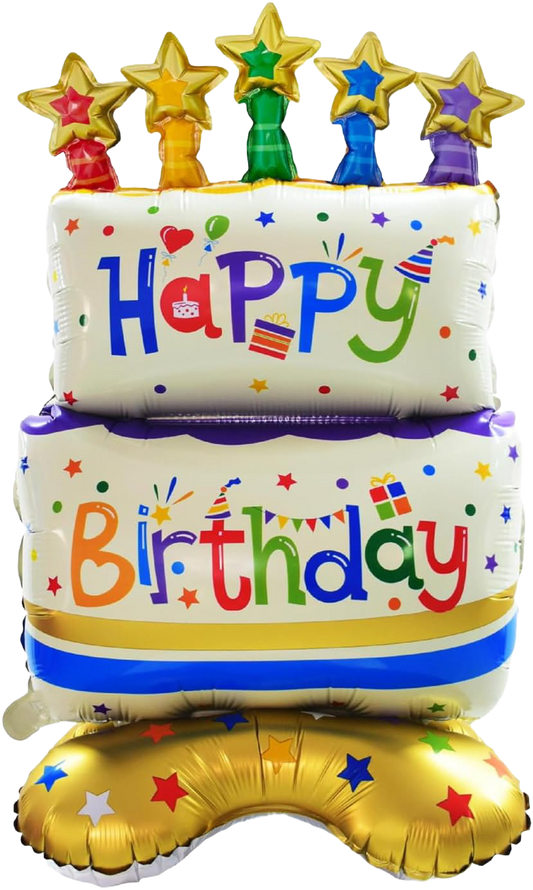 35" Jumbo 'Yay It's Your Birthday' Foil Balloon image 0