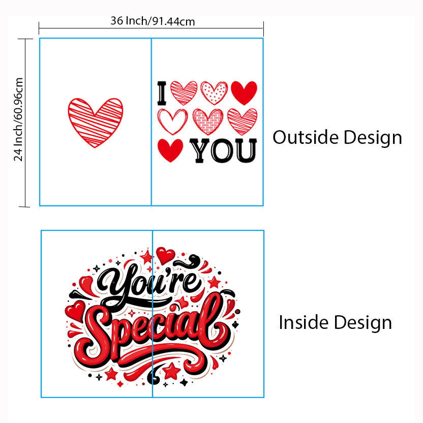 I LOVE YOU - SPECIAL 18"X24" JUMBO CARD image 4