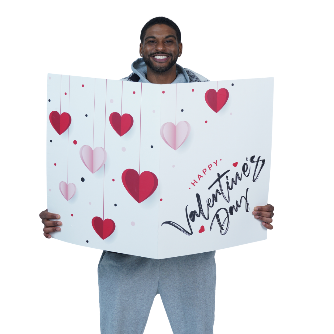 HAPPY V-DAY 24x36" JUMBO CARD image 0