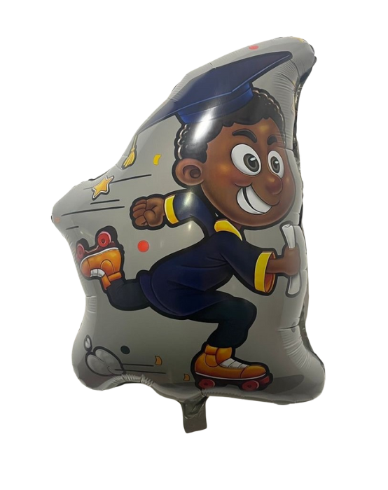 26" Graduation Party Balloon (Brown Lee) image 0