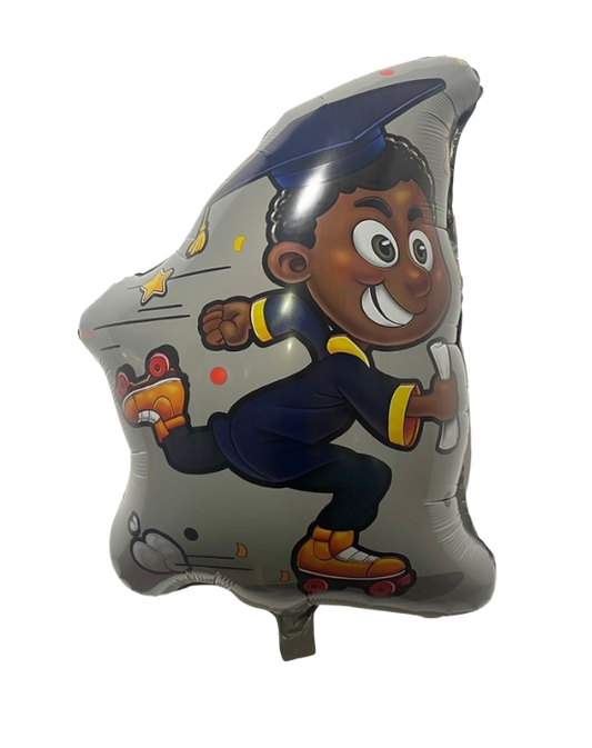 26" Graduation Party Balloon (Brown Lee) image 0