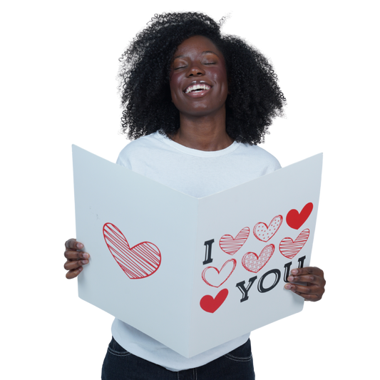 I LOVE YOU - SPECIAL 18"X24" JUMBO CARD image 0
