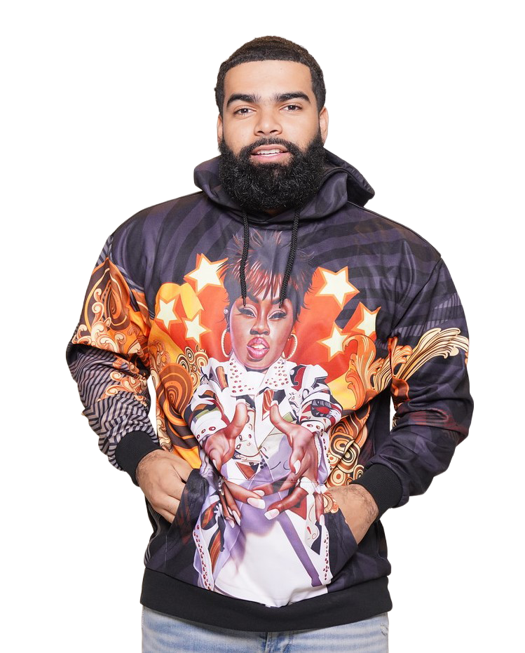 Unisex Hip Hop Caricature Hoodie (HH015) image 0