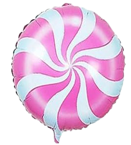 18" Pink Windmill Foil Balloon image 0
