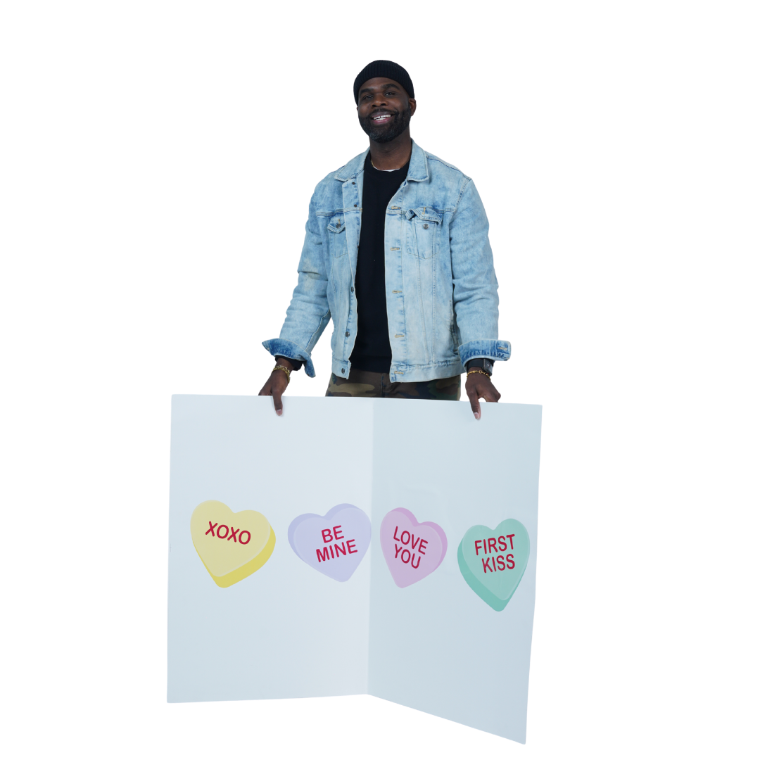 HAPPY VALENTINES DAY 36x48" JUMBO CARD image 1