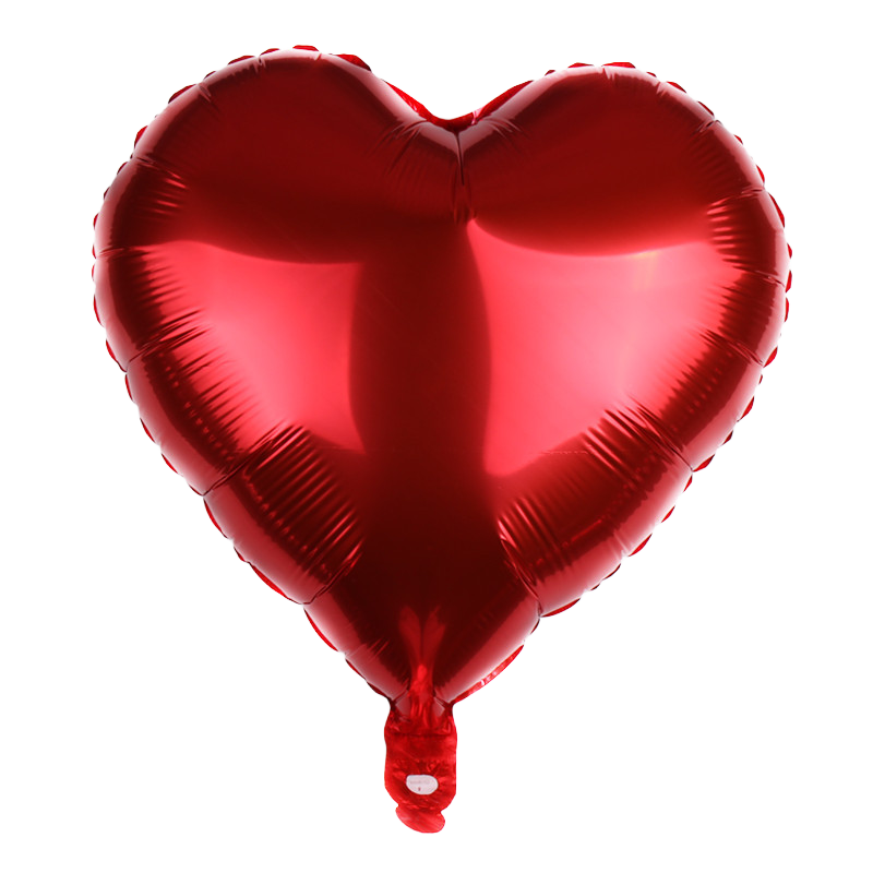 18" Red Foil Balloons image 0