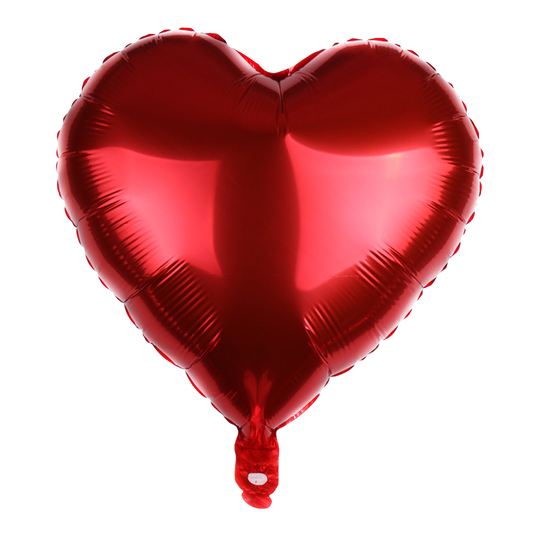 18" Red Foil Balloons image 0