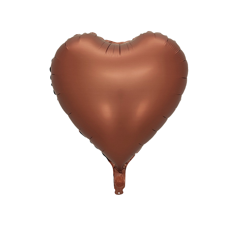 18" Soft Brown Foil Balloons image 0