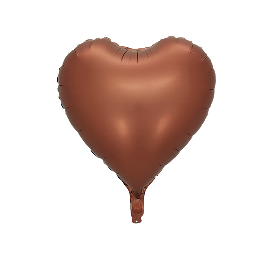 18" Soft Brown Foil Balloons image 0