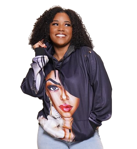 Unisex Hip Hop Caricature Hoodie (HH001) image 0