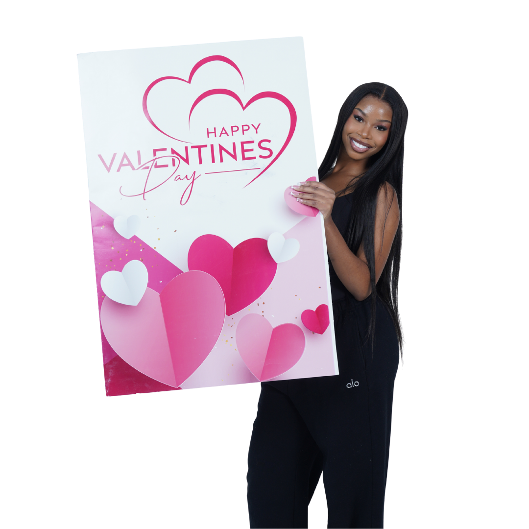 HAPPY VALENTINES DAY 36x48" JUMBO CARD image 1