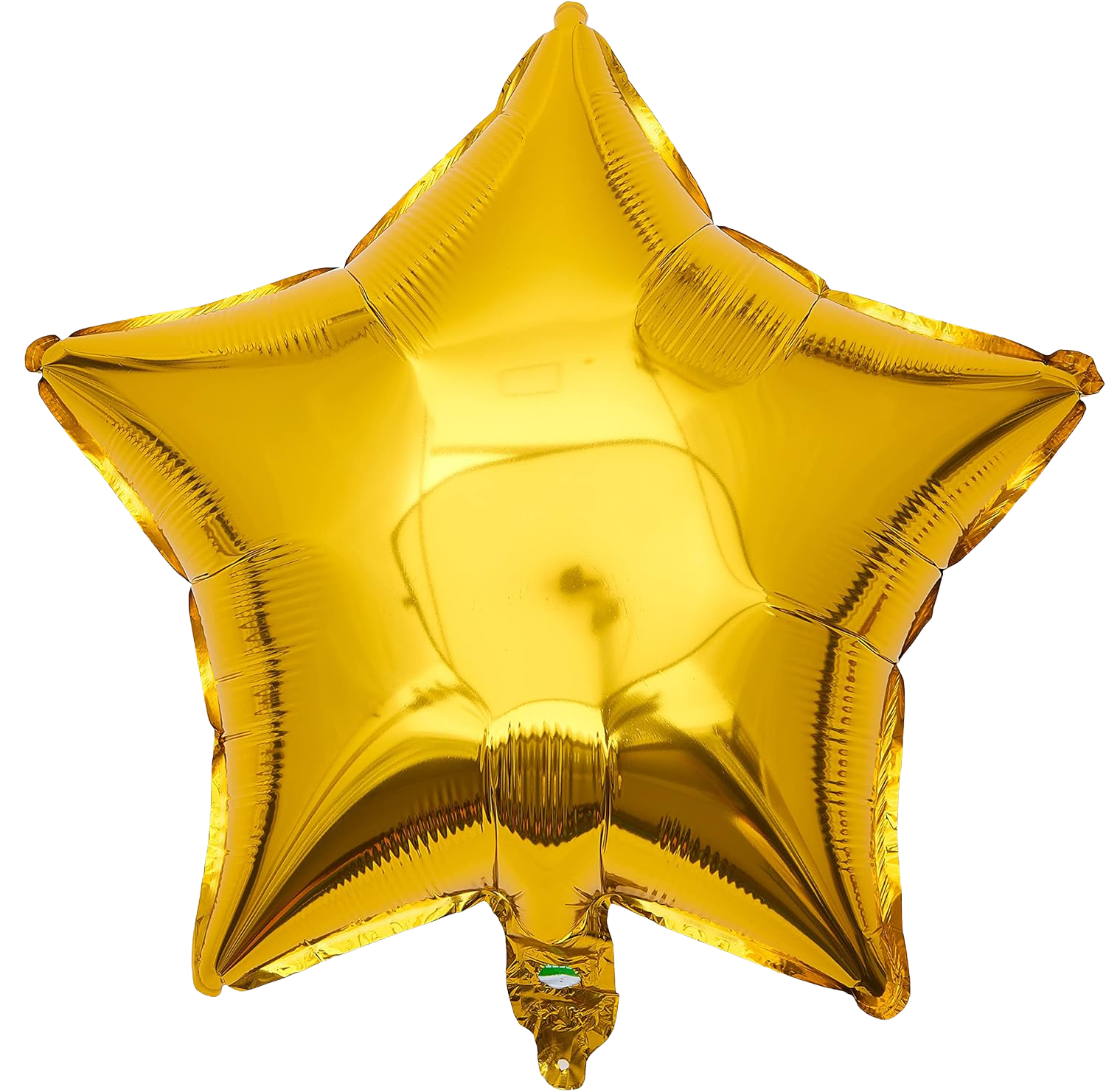 18" Gold Star Shaped Foil Balloons image 0
