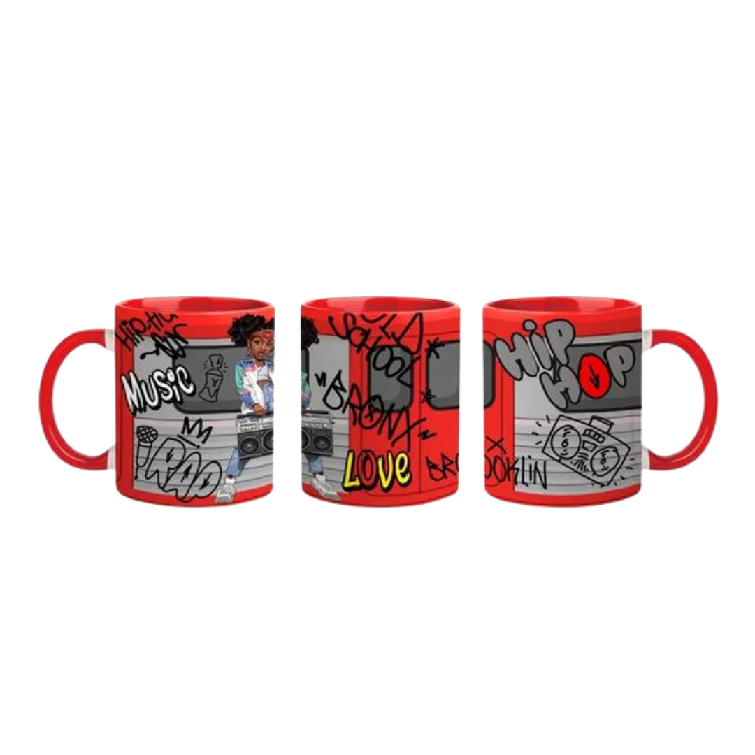 Hip Hop Subway Boom Box 11oz Mug image 3