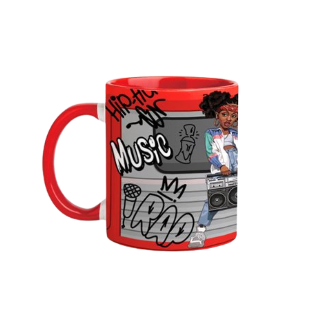 Hip Hop Subway Boom Box 11oz Mug image 1