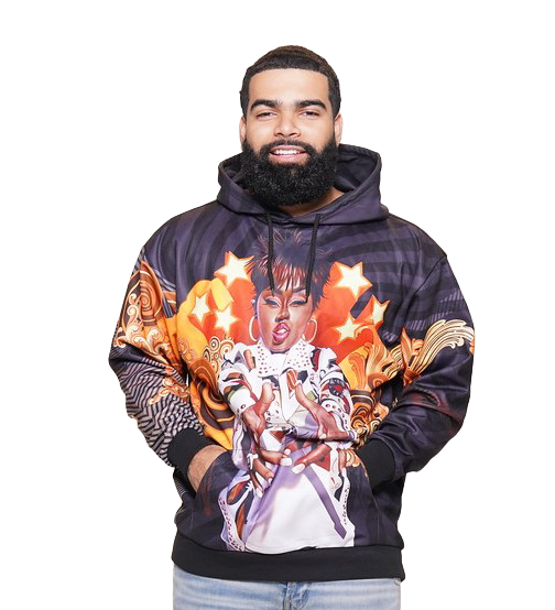 Unisex Hip Hop Caricature Hoodie (HH015) image 4