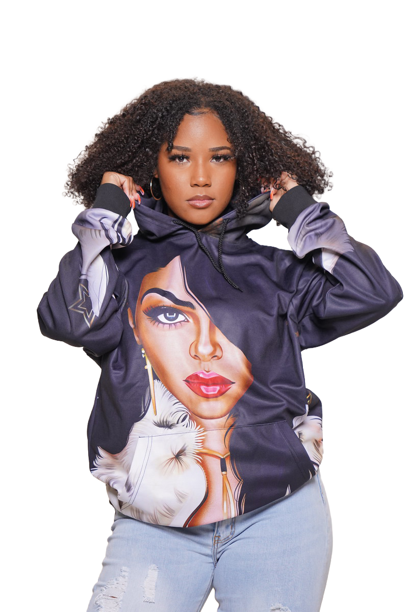 Unisex Hip Hop Caricature Hoodie (HH001) image 5