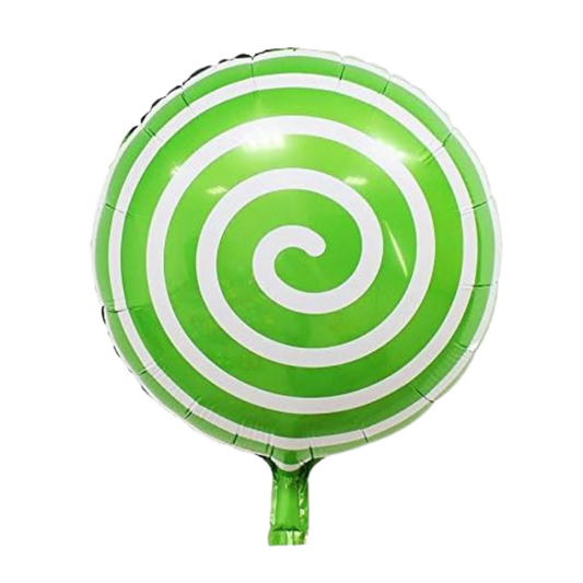 LOLIPOP BALLOONS - LIME GREEN image 0