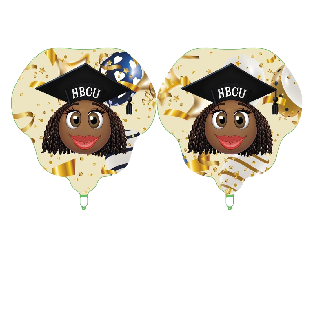 24" HBCU Graduate Party Balloon (Grad 2) image 1