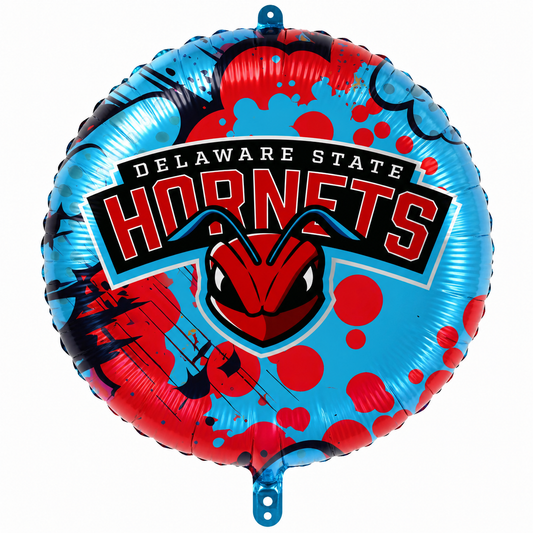 18" Delaware state University Hornets Round Foil Balloon 2