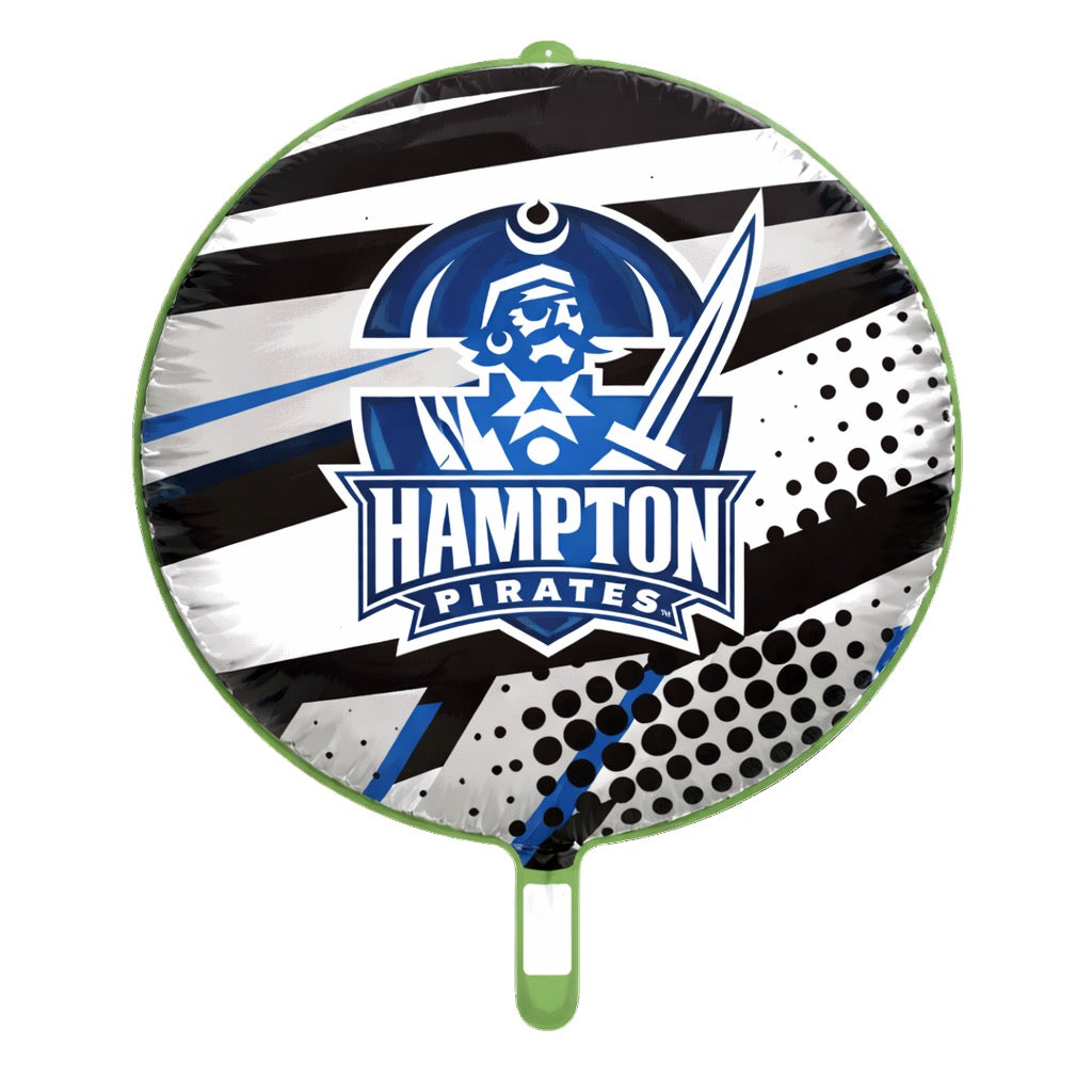 18" Hampton University Pirates Round Foil Balloon