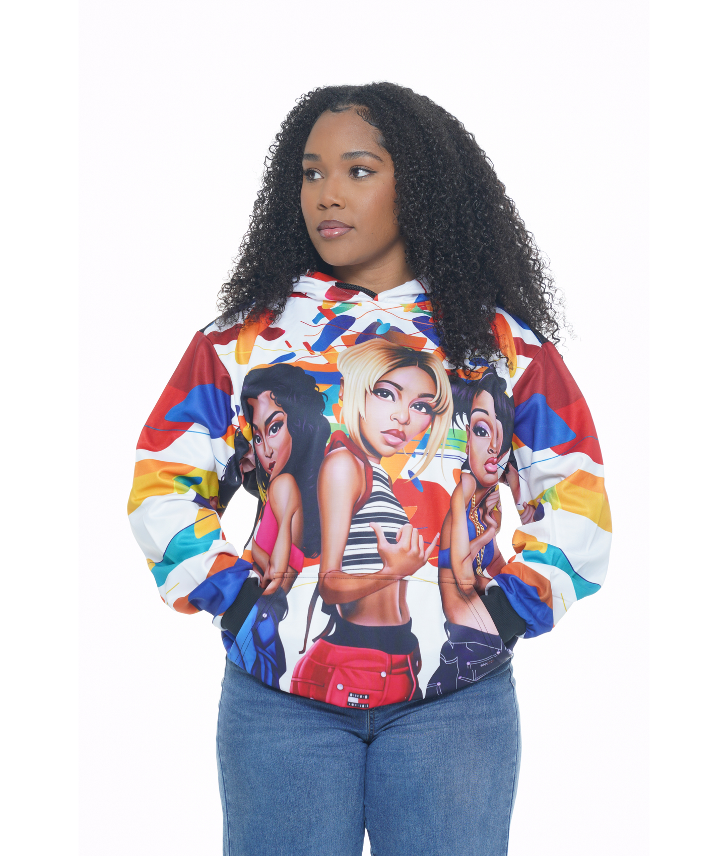 Unisex Hip Hop Caricature Hoodie (HH003)