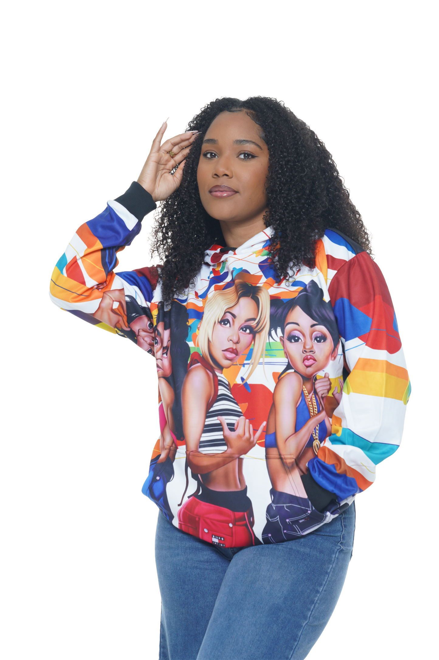 Unisex Hip Hop Caricature Hoodie (HH003)