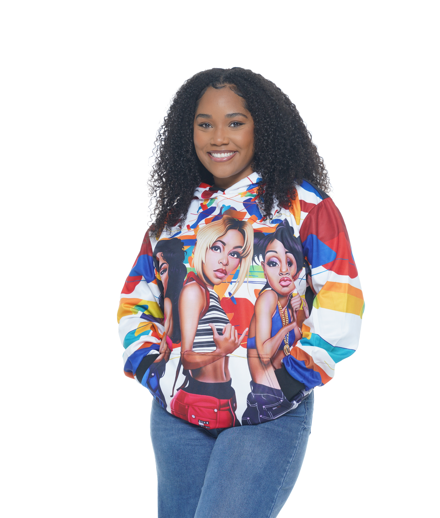 Unisex Hip Hop Caricature Hoodie (HH003)