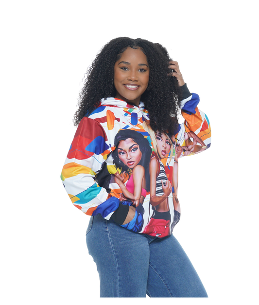 Unisex Hip Hop Caricature Hoodie (HH003)
