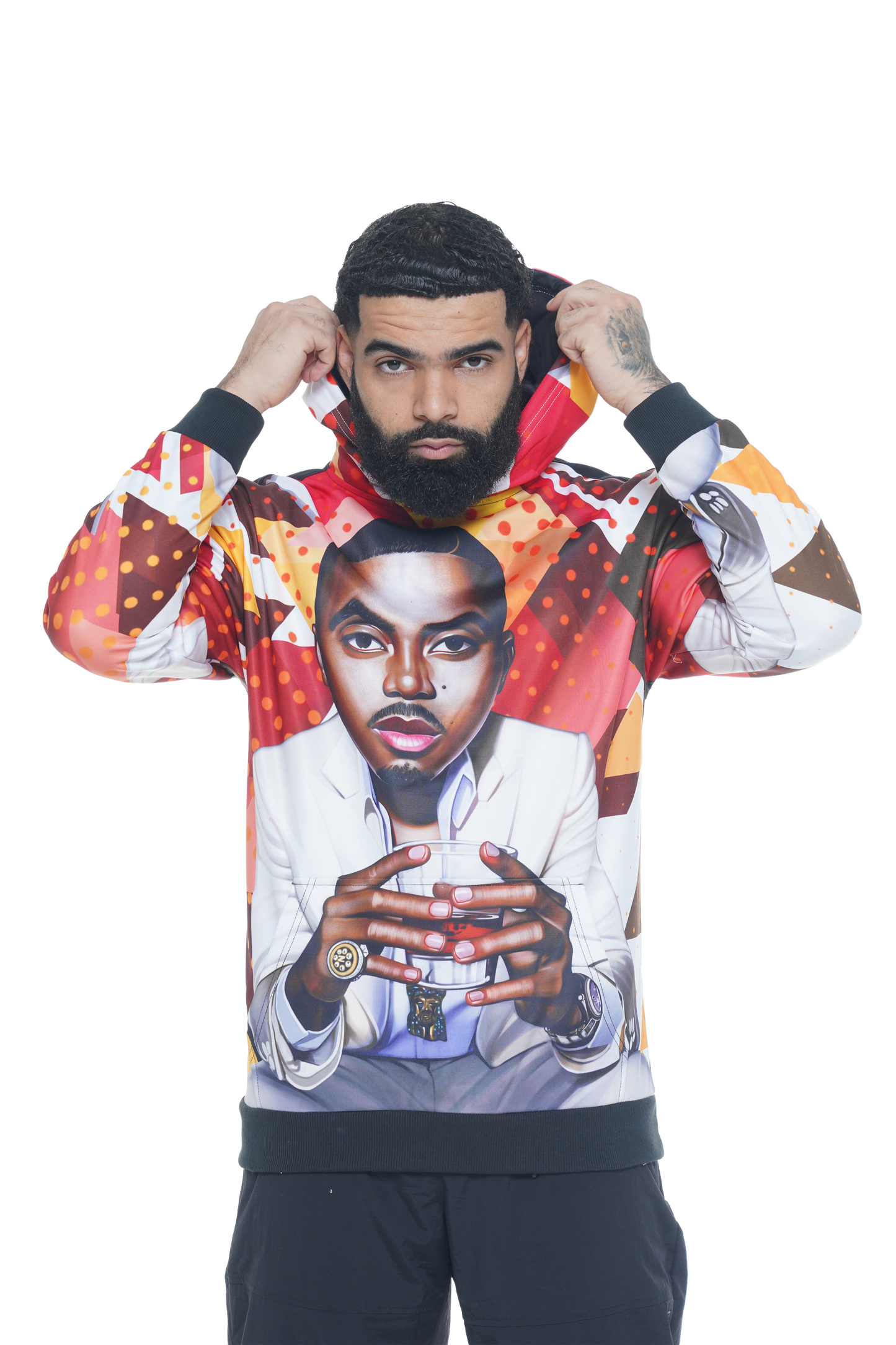 Unisex Hip Hop Caricature Hoodie (HH004)