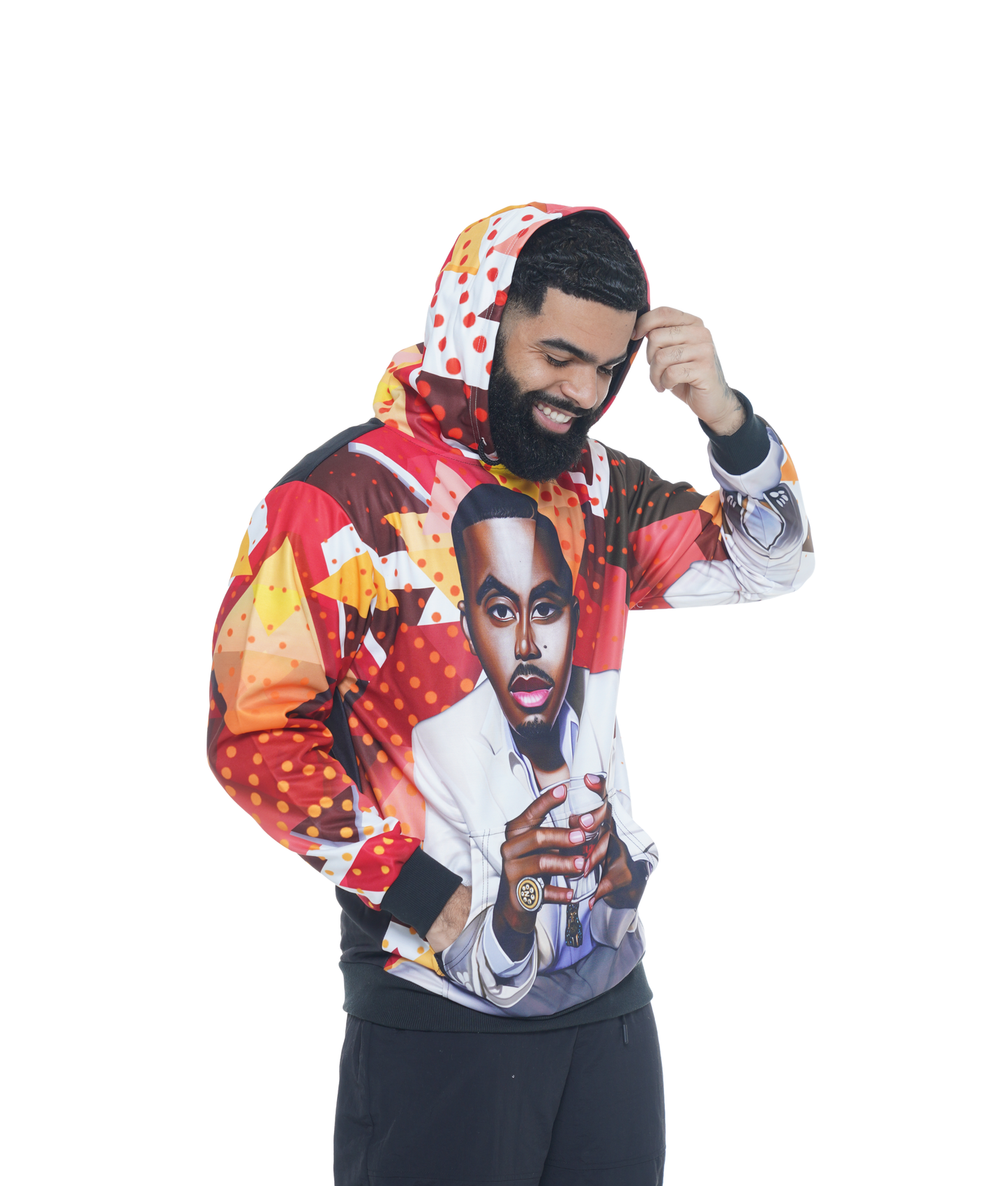 Unisex Hip Hop Caricature Hoodie (HH004)