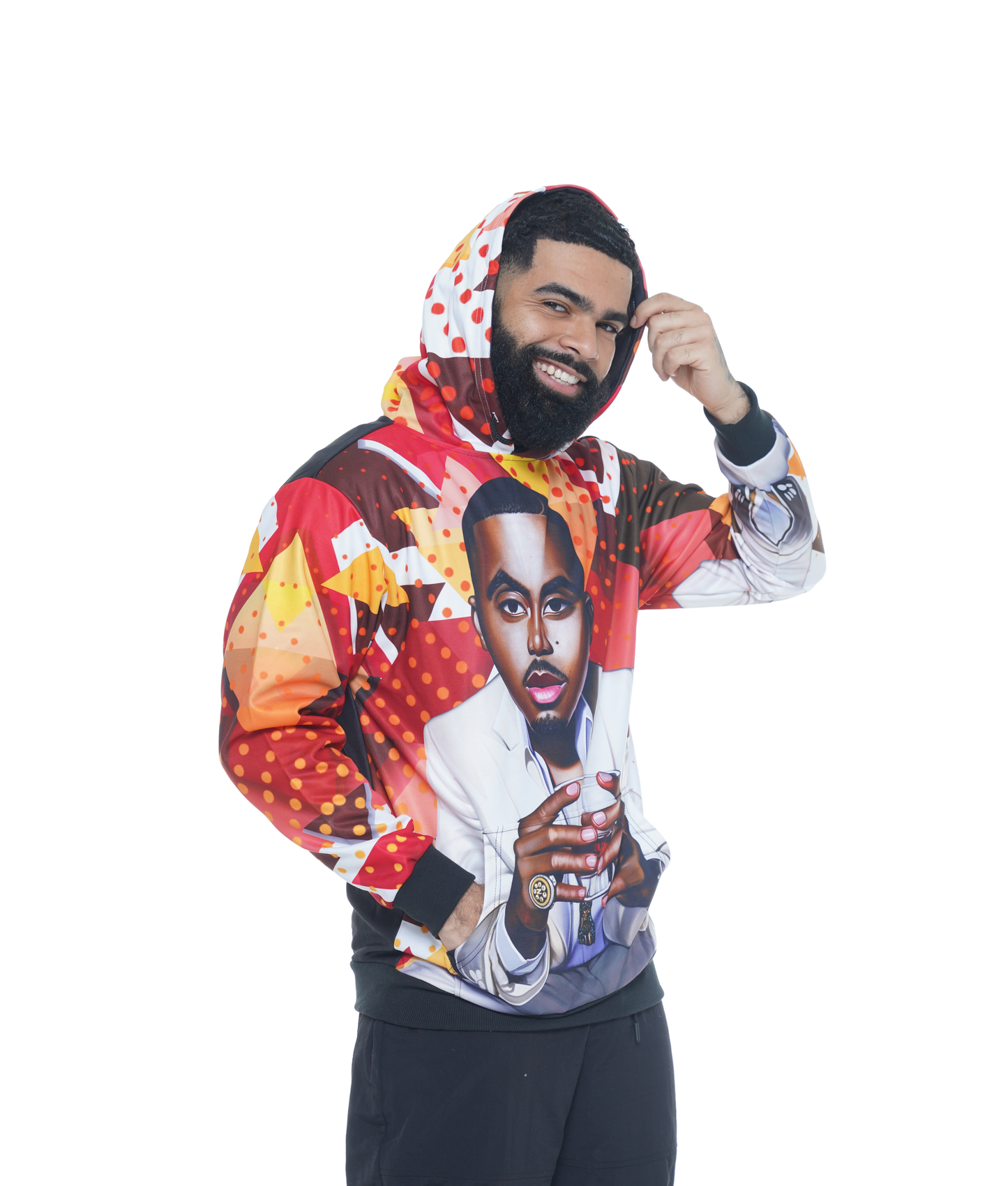 Unisex Hip Hop Caricature Hoodie (HH004)