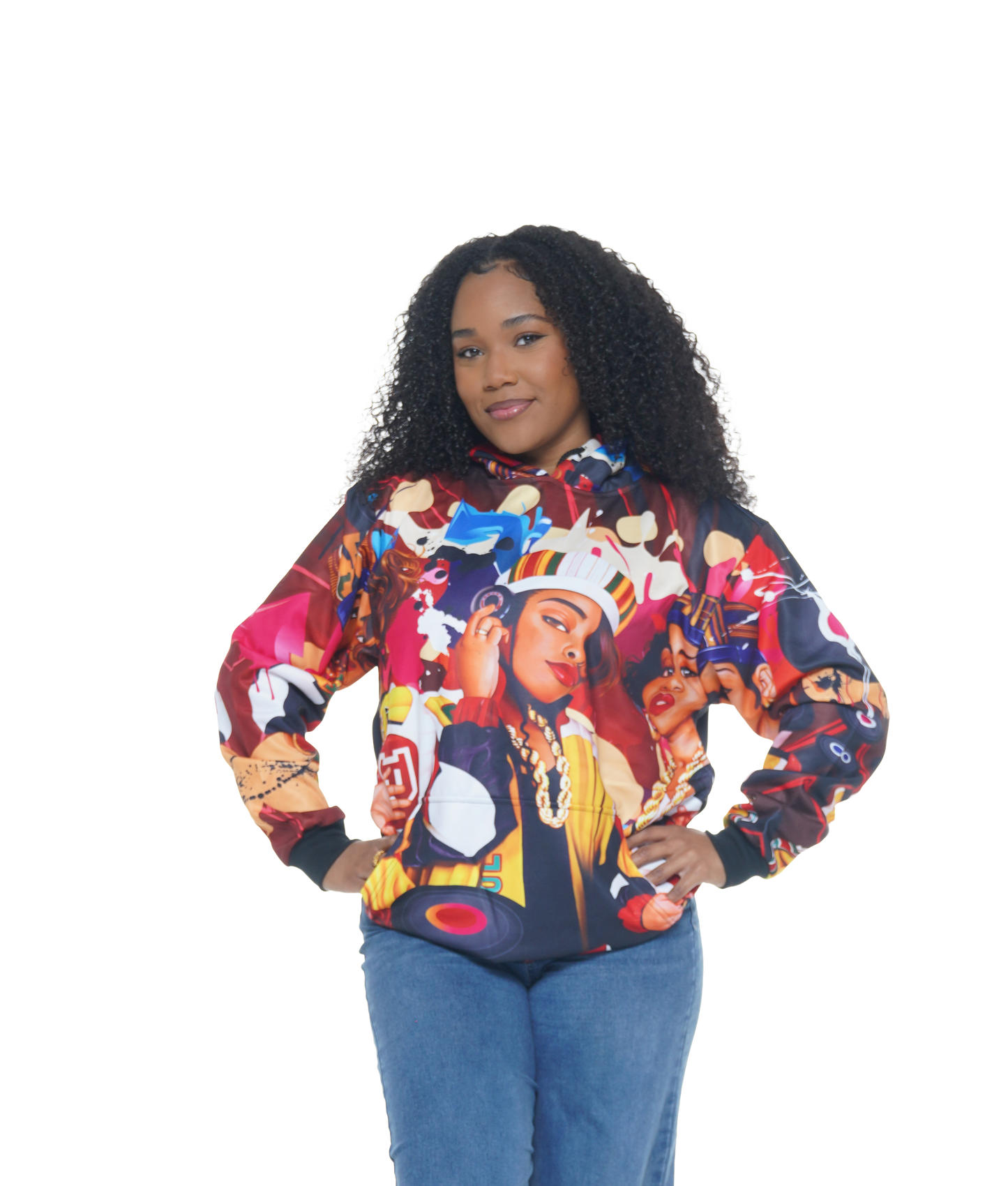 Unisex Hip Hop Caricature Hoodie (HH005)