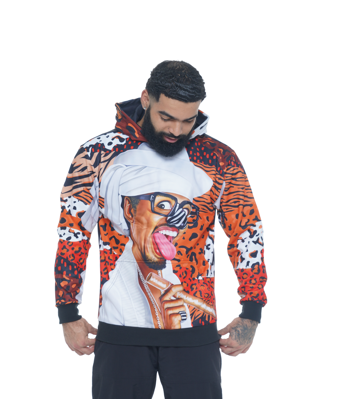 Unisex Hip Hop Caricature Hoodie (HH006)