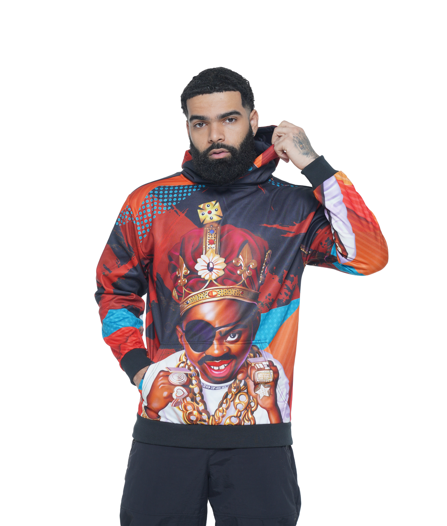 Unisex Hip Hop Caricature Hoodie (HH008)