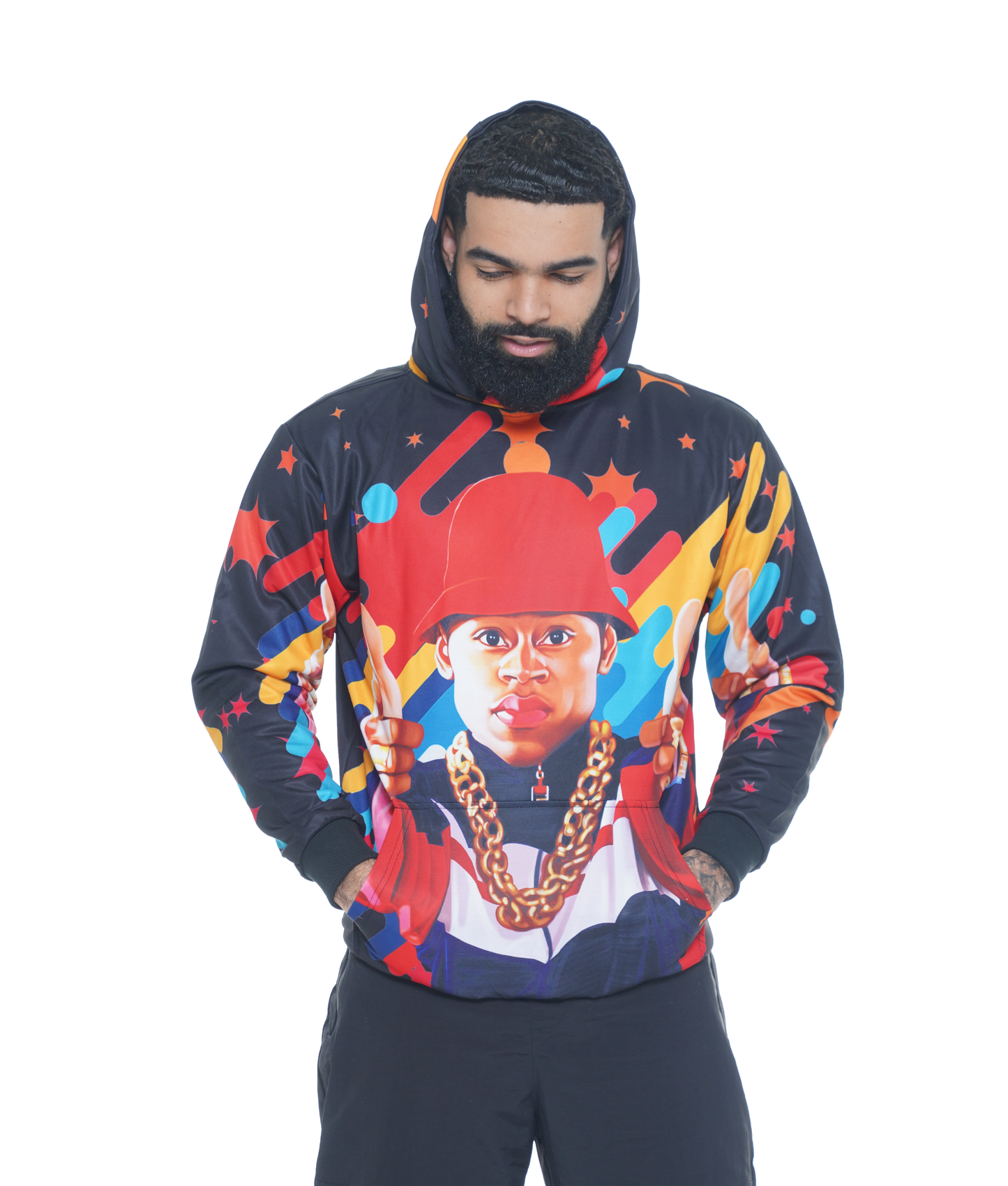 Unisex Hip Hop Caricature Hoodie (HH010)