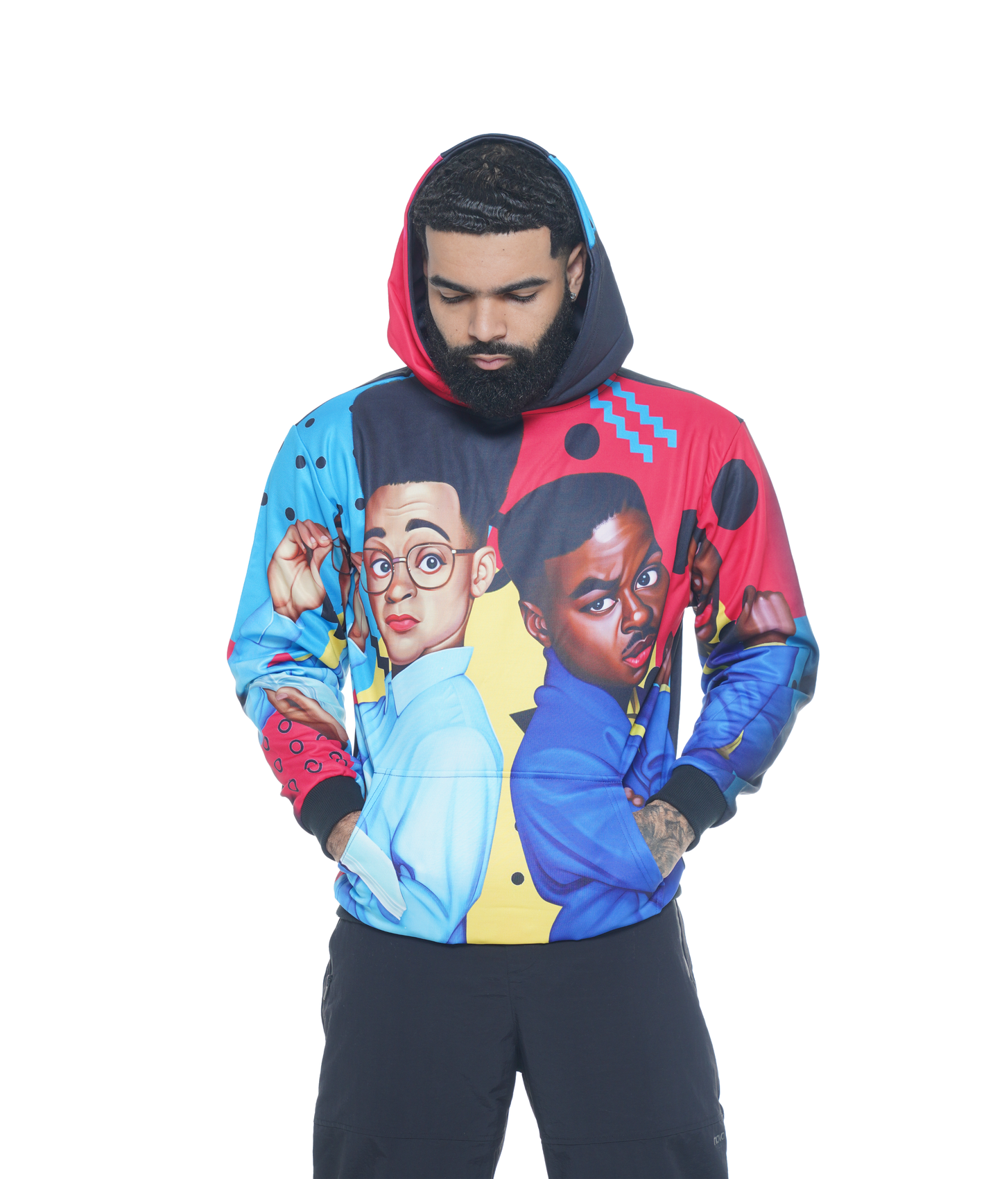 Unisex Hip Hop Caricature Hoodie (HH011)