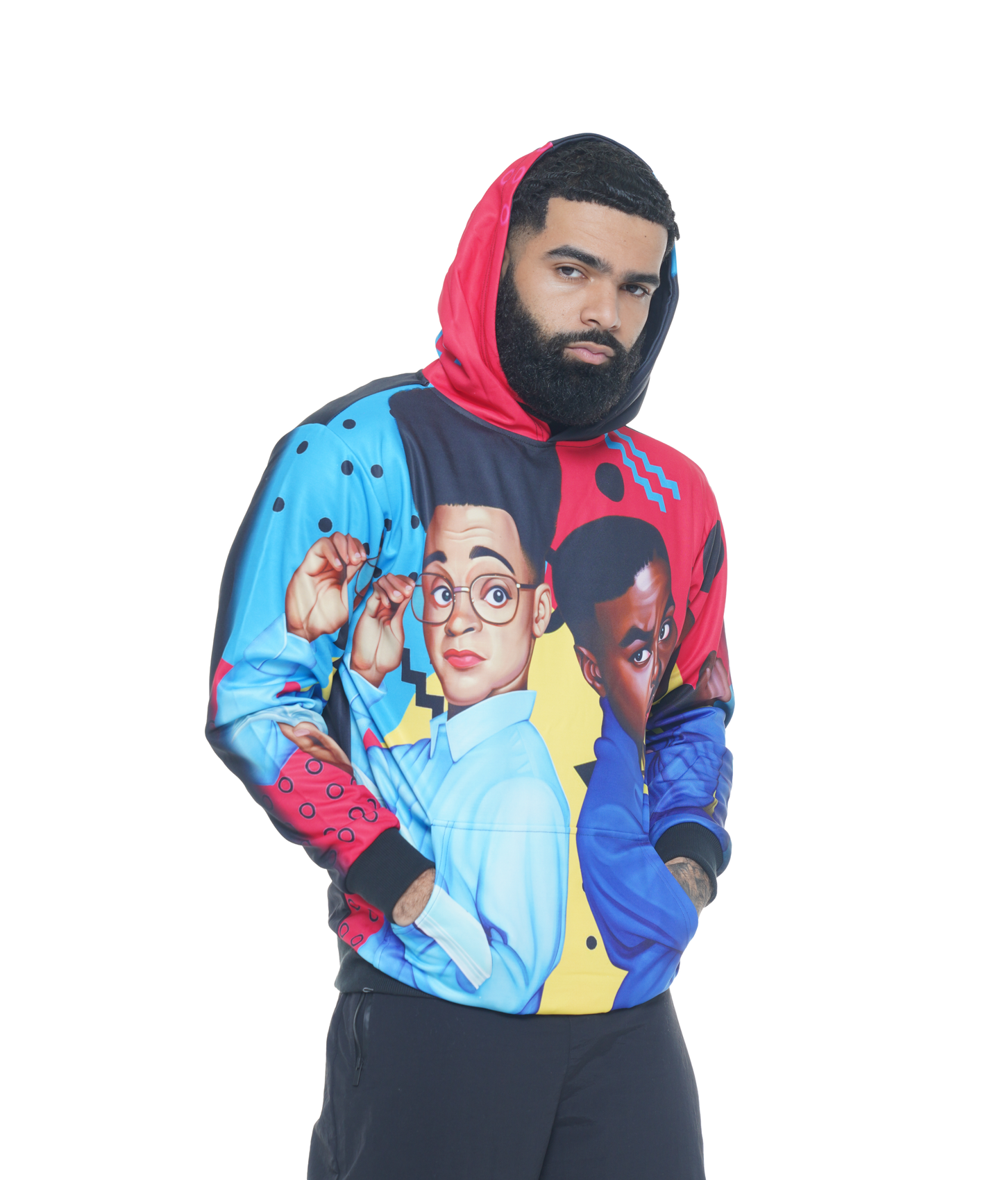 Unisex Hip Hop Caricature Hoodie (HH011)