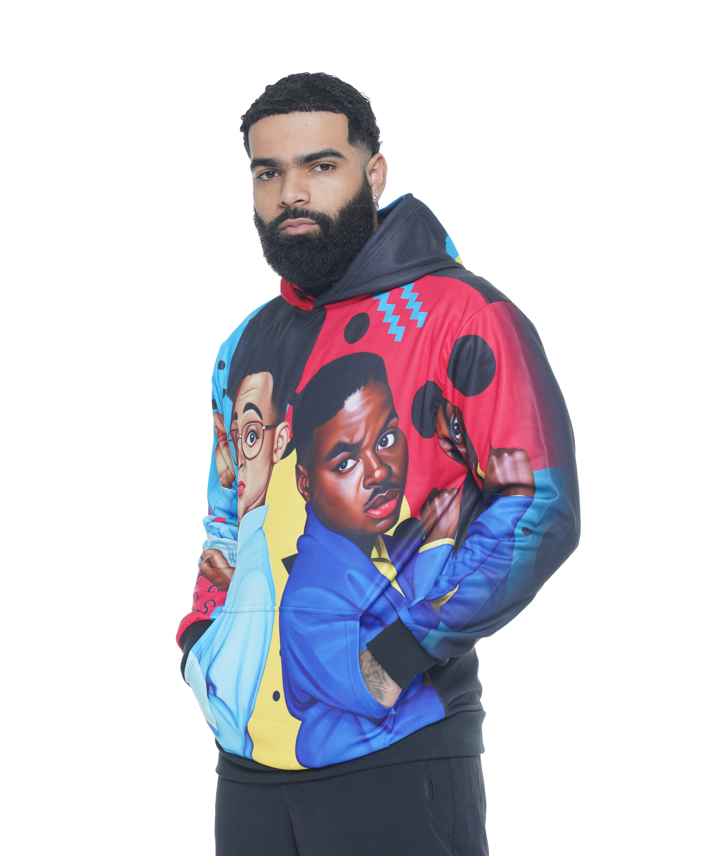 Unisex Hip Hop Caricature Hoodie (HH011)