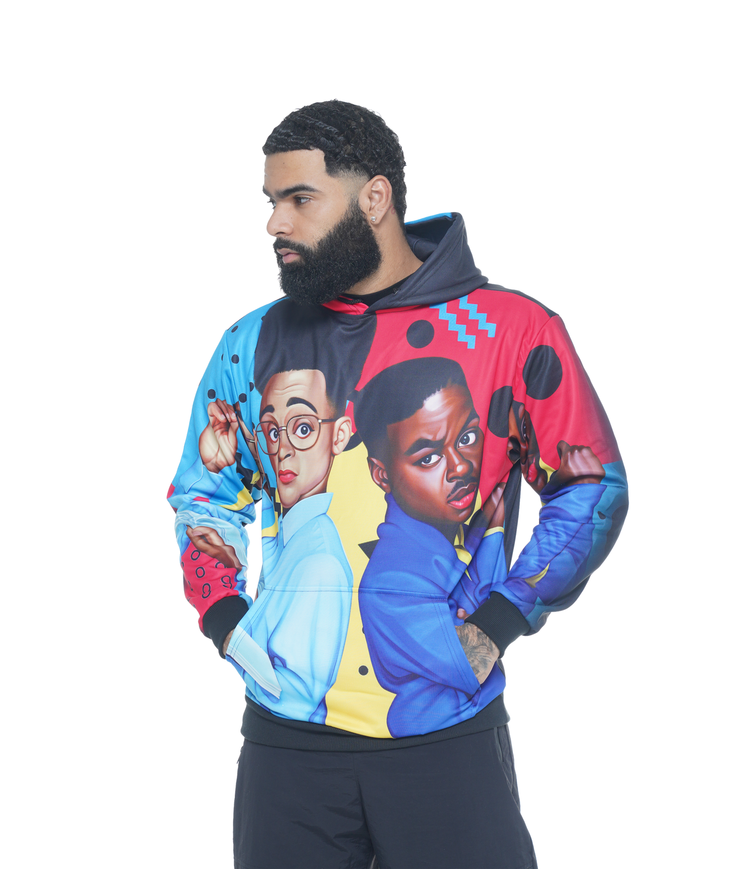 Unisex Hip Hop Caricature Hoodie (HH011)